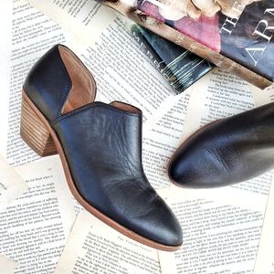 MADEWELL Gloria Leather Lowcut Ankle Bootie